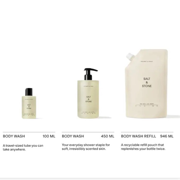 Salt & Stone Santal & Vetiver Refillable Body Wash with Niacinamide + Probiotic - Picture 6 of 6